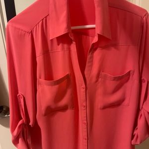 Express button down blouse